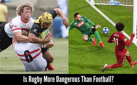 Is football more dangerous than rugby, or is it just a game of inches and bruises?